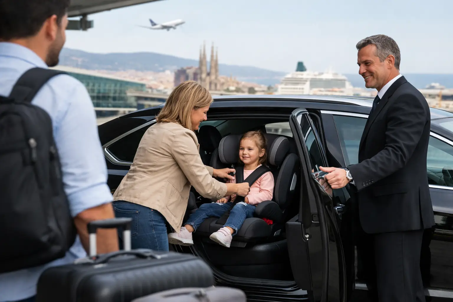 Barcelona Airport Taxi With Child Seat