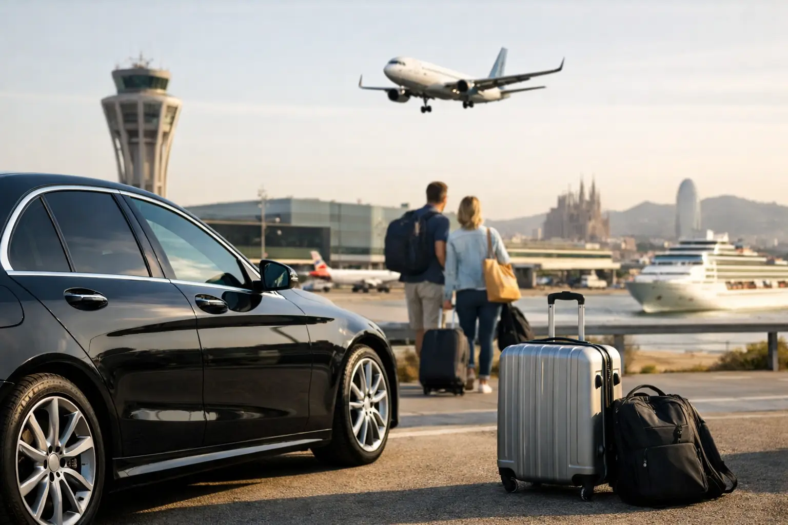 Flight Tracking for Airport Transfers in Barcelona